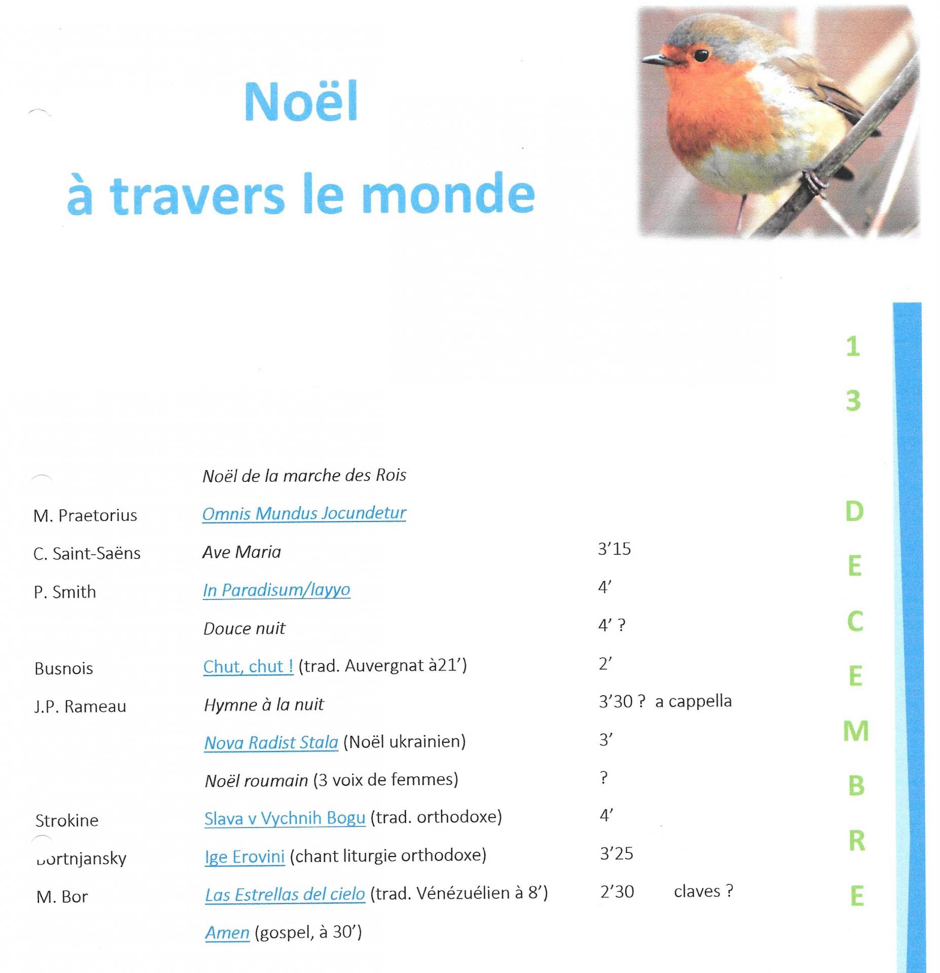 Programme concert noel 2020